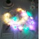 Feather wreath light