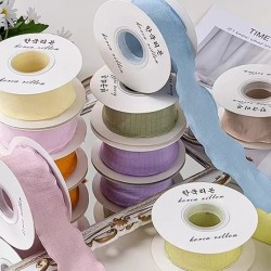 25mm, 40mm Ruffle cloth ribbon