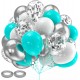 Balloons Arch Set for Birthdays, Wedding, Anniversary party decorations, 30pcs, 10"