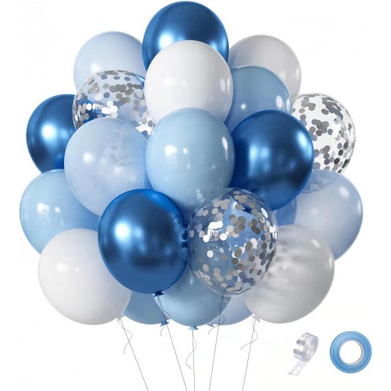 Balloons Arch Set for Birthdays, Wedding, Anniversary party decorations, 60pcs, 12"