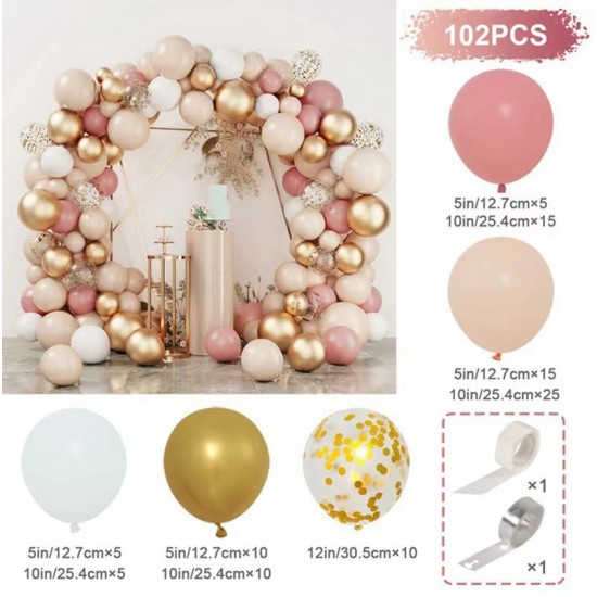 Bohemian Balloons Arch Set for Birthdays, Wedding, Anniversary party decorations