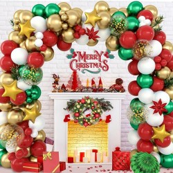 Christmas balloons Arch Set decorations