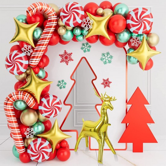 Christmas balloons Arch Set decorations