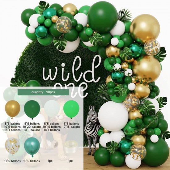 Green balloons Arch Set for Birthdays, Wedding, Anniversary party decorations