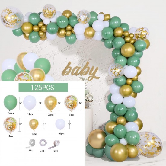 Green balloons Arch Set for Birthdays, Wedding, Anniversary party decorations