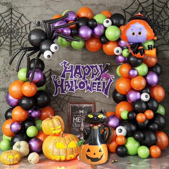 Halloween balloons Arch Set for decorations