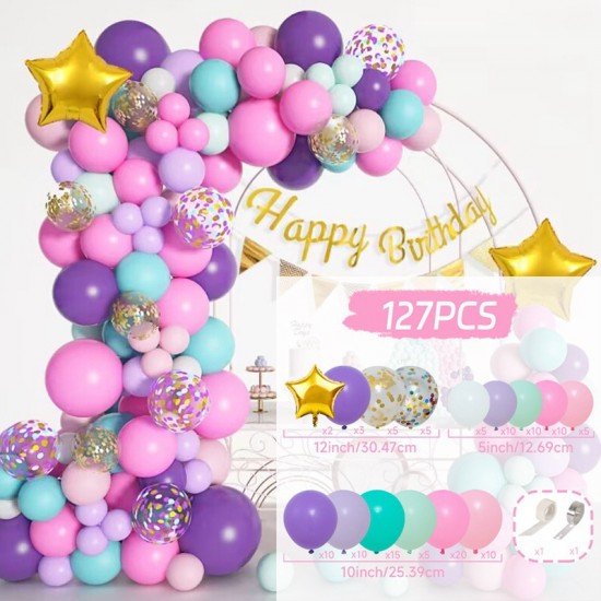 Macaroon balloons Arch Set for Birthdays, Wedding, Anniversary party decorations