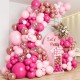 Pink balloons Arch Set for Birthdays, Wedding, Anniversary party decorations