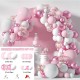 Pink balloons Arch Set for Birthdays, Wedding, Anniversary party decorations