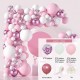 Pink balloons Arch Set for Birthdays, Wedding, Anniversary party decorations